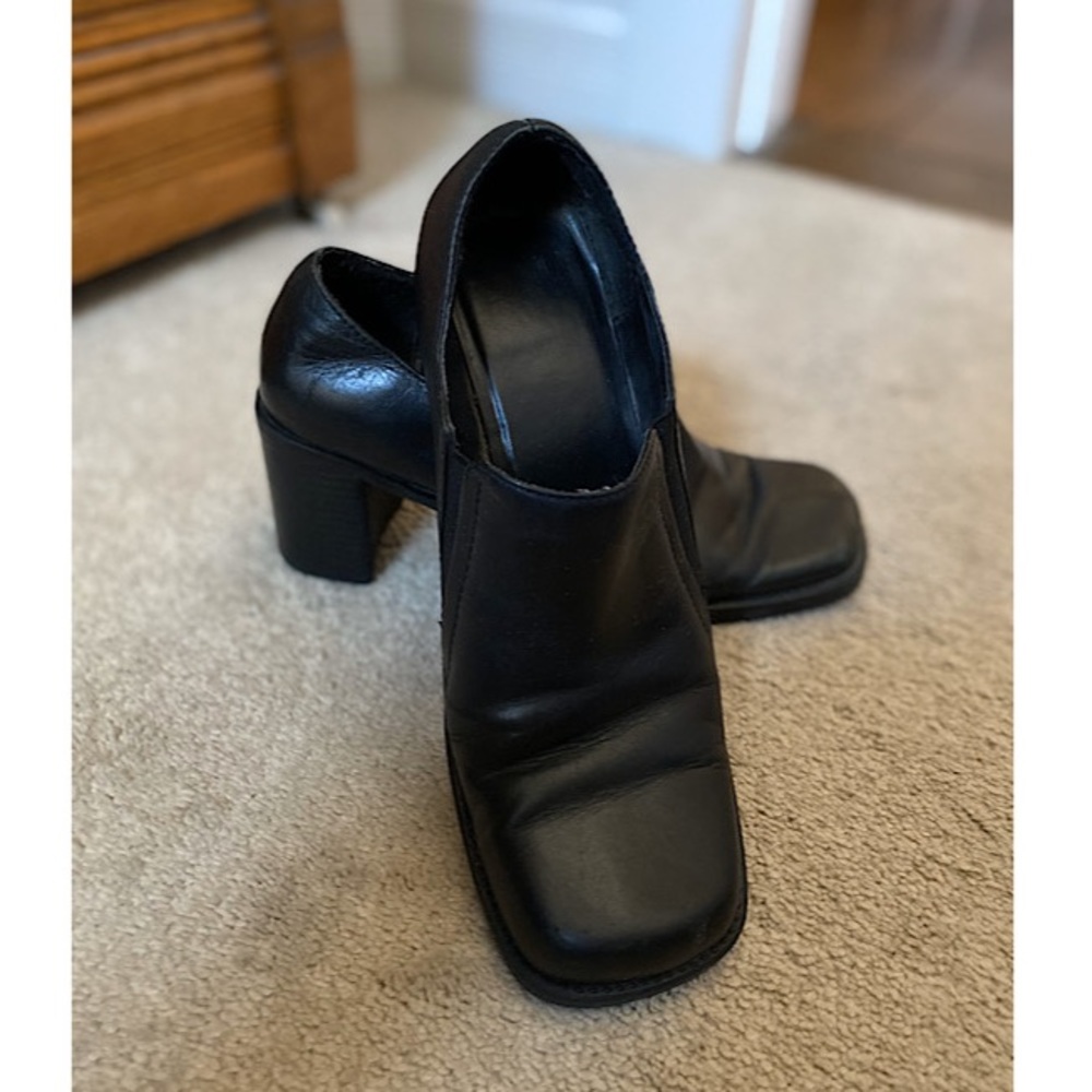 Apostrophe Square Toe Ankle Boots